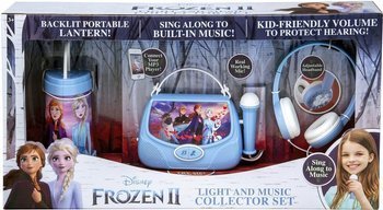 Frozen 2 - zestaw Kraina Lodu 2 3w1 torebka karaoke z mikrofonem, słuchawki, latarenka